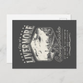 リバモアの街 – アラメダカリフォルニアヴィンテージ ポストカード (正面/裏面)