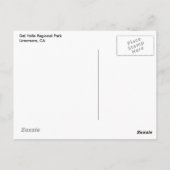 リバモア州デルヴァッレリージョナルパーク ポストカード (裏面)