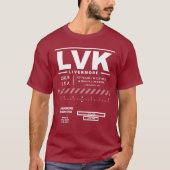 リバモア市立空港LVK Tシャツ (正面)