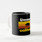 リバモア,カリフォルニア ツートーンマグカップ (正面左)
