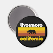 リバモア，カリフォルニア マグネット (正面/裏面)