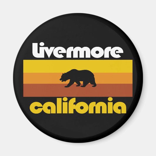 リバモア，カリフォルニア マグネット (正面)