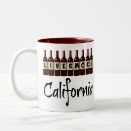 リバモア カリフォルニア 赤ワイン ボトル テイスティング 楽しい ツートーンマグカップ