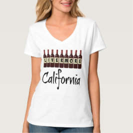 リバモア カリフォルニア 赤ワイン ボトル テイスティング 楽しい Tシャツ