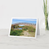 リバロハ・デ・トゥリアの橋、スペインの町 カード (正面)