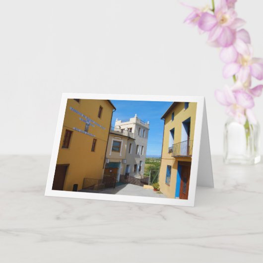 リバロハ・デ・トゥリアの通り、スペインの町 カード (蘭)