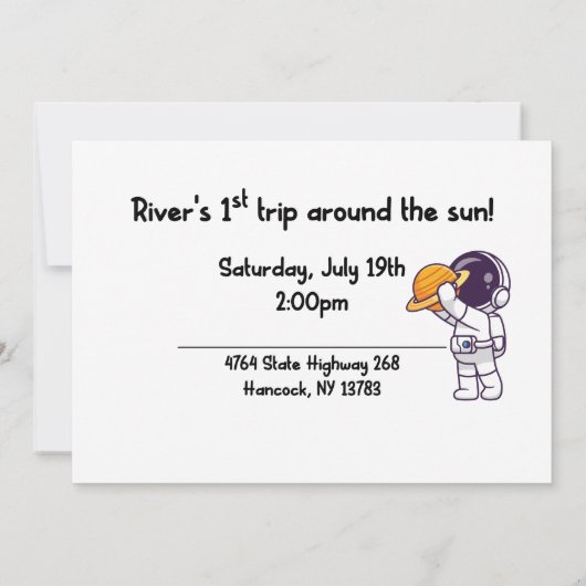 リバーの招待状 招待状 (裏面)