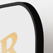 リバーはライフピックボールパドル – 自然 ピックルボールラケット (左詳細)