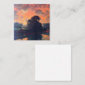 リバーアットスカットニーバイマックスフィールドパリシュ スクエア名刺 (正面/裏面)