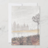 リバーアンドツリーズバーン結婚式招待状 招待状 (裏面)