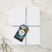 リバーアンドマウンテンズシーニックフォト誕生日 ギフトタグ (より糸付き)