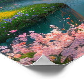 リバーインクルードバイさくらんぼブロッサムシンフォニー ポスター (角)