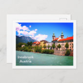 リバーインnsbruckオーストリア ポストカード (正面/裏面)