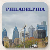 リバーウォークからのフィラデルフィアのスカイライン コースター (正面)