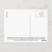 リバーウォークプエブロコロラドポストカード – クーパービーグル ポストカード (裏面)