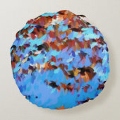 リバーウォーター装飾用クッション ラウンドクッション (裏面)