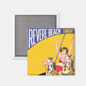 リバーエビーチ日曜日 マグネット (正面/裏面)