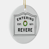 リバーエマホリデーリースセラミックオーナメント セラミックオーナメント (右)
