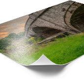 リバーエルヴィーの歴史的な聖アサーフ橋 フォトプリント            (角)