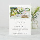 リバーエレガントクルーズカントリーランドスケープ婚約 招待状 (スタンド正面)