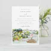 リバーエレガントクルーズカントリーランドスケープ結婚ズ 招待状 (スタンド正面)
