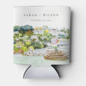 リバーエレガントクルーズカントリーランドスケープ結婚ズ 缶クーラー (正面)