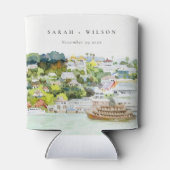 リバーエレガントクルーズカントリーランドスケープ結婚ズ 缶クーラー (裏面)