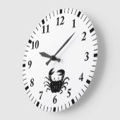 リバーカニ ラージ壁時計 (傾斜)