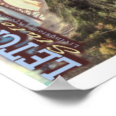 リバーカヌー – LETCHWORTH州パーク – ニューヨーク ポスター (角)