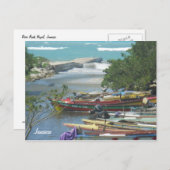 リバーカラフルボーツネグリジャマイカ ポストカード (正面/裏面)