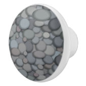 リバーカラフルロックピブルズアート セラミックノブ (右)