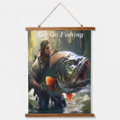 リバーキャッチデジタルアート 吊り下げ型タペストリー (正面)