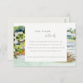 リバークルーズカントリーランドスケープ結婚ズ詳細 エンクロージャーカード (正面/裏面)