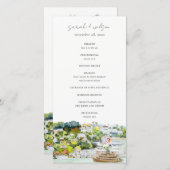 リバークルーズカントリーランドスケープ結婚式 プログラム (正面/裏面)