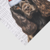 リバーコッカースパニエル犬ドッグフェスティバルクリスマスホリデー 薄葉紙 (詳細)