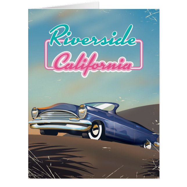 リバーサイドカリフォルニア旅行ポスター (正面)