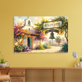 リバーサイドカリフォルニア キャンバスプリント (インサイチュ (リビング))