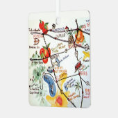 リバーサイドサザンカリフォルニアオーナメント メタルオーナメント (正面左)