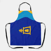 リバーサイドシティ国旗のエプロン エプロン (正面)