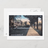 リバーサイドドライブに住宅シーン ポストカード (正面/裏面)