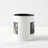 リバーサイドドライブに住宅シーン マグカップ (中央)