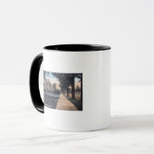 リバーサイドドライブに住宅シーン マグカップ (正面左)