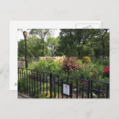 リバーサイドパークガーデンニューヨークシティNYCポストカード ポストカード (正面/裏面)