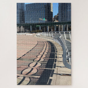 リバーサイドパークピアシャドウズニューヨークシティNYC ジグソーパズル