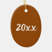 リバーサイドパークマンハッタンアッパーウエストサイドニューヨーク セラミックオーナメント (裏面)