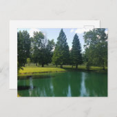 リバーサイドパークムルフィスボロイリノイ名勝池 ポストカード (正面/裏面)
