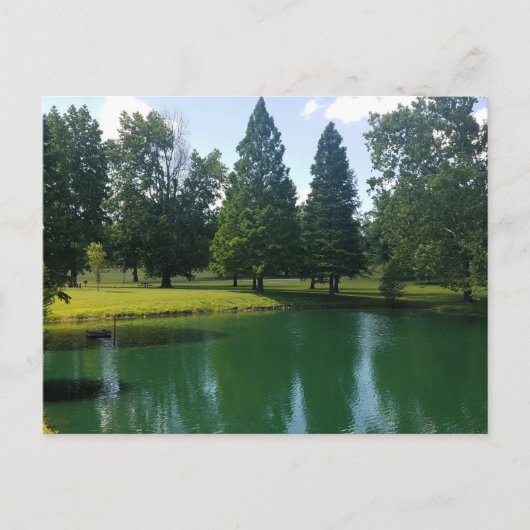 リバーサイドパークムルフィスボロイリノイ名勝池 ポストカード (正面)
