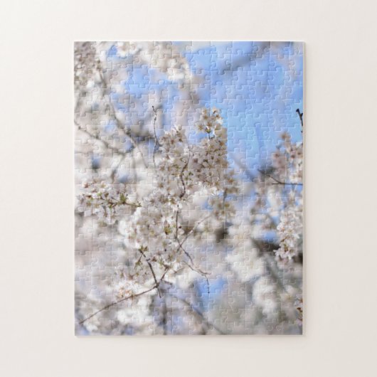 リバーサイドパーク春さくらんぼフローズニューヨークNYC ジグソーパズル (縦)