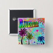 リバーサイドビビッドロマンスボタン 缶バッジ (正面&裏面)