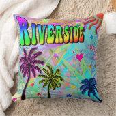 リバーサイドヴィヴィヴィッドロマンス枕 クッション (ブランケット)